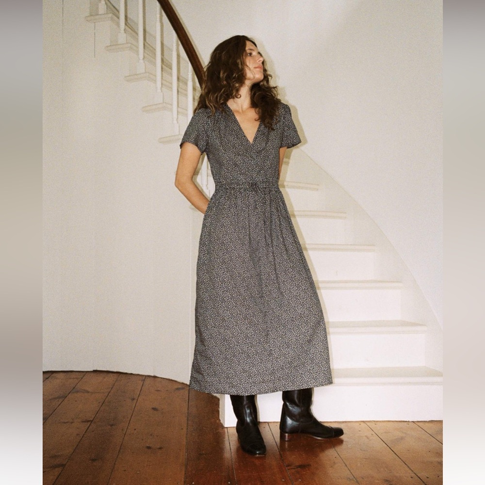 The Dawn Dress Petite Midnight Floral - Christy Dawn